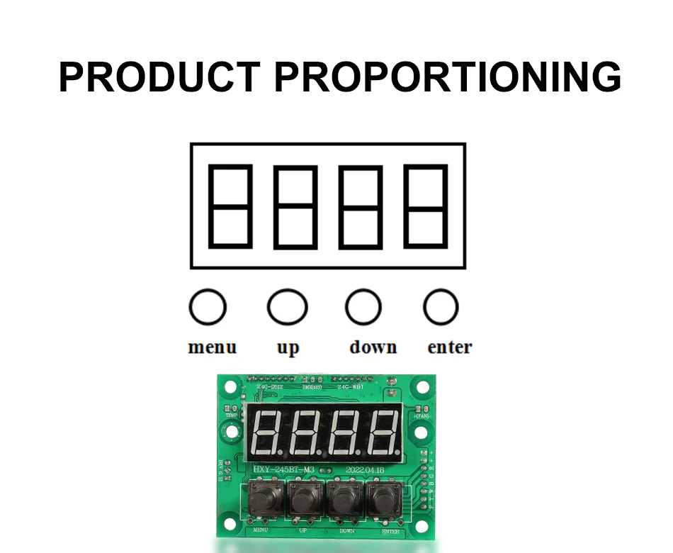 12x18W Bühnenbeleuchtungszubehör: Batterie-PAR-Licht-Touch-Motherboard und Tasten-Motherboard für die Reparatur von 12x18W Batterie-PAR-Lichtern – Detail 4