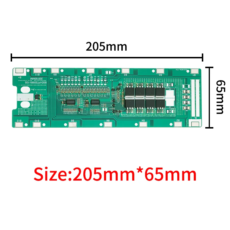 Bisida 13S 48V 30A BMS 18650 lithium battery pack protection board rechargeable for Electric bicycles e-scooter e-bike
