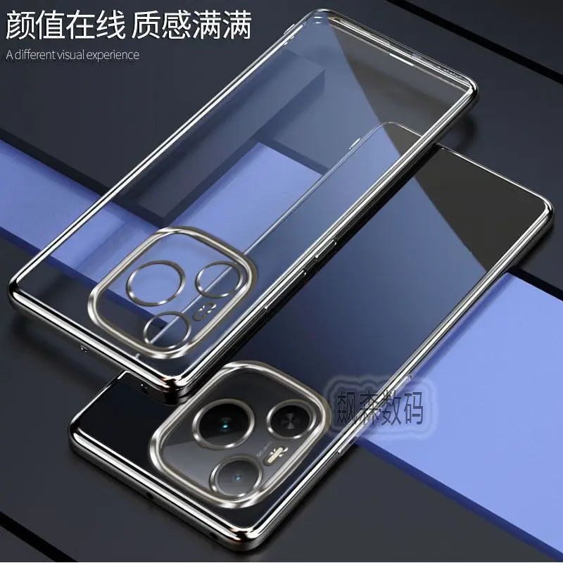 Enhanced Electroplated Transparent TPU Shockproof Case - Anti-Drop Protective Cover