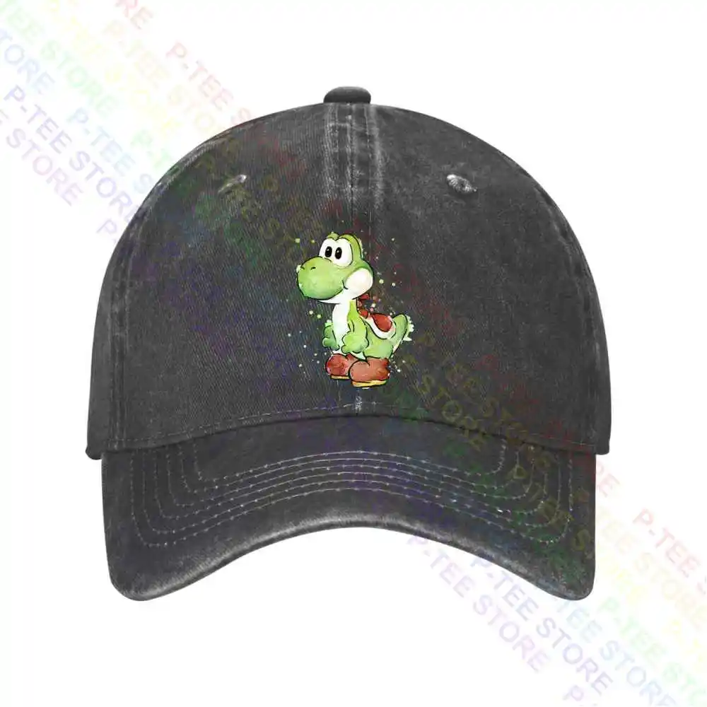 Yoshi Akwarelowa Czapka Z Daszkiem Czapki Z Daszkiem Kapelusz Typu Bucket Z Dzianiny