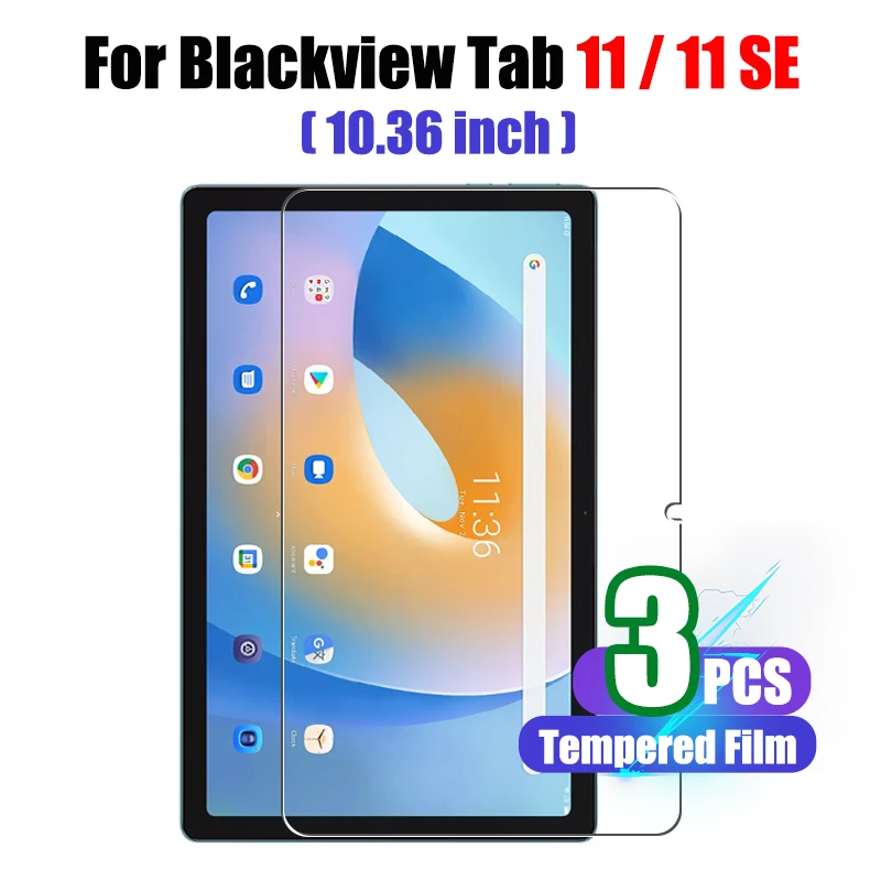 Protetor de Tela para Blackview Tab 11 Tablet 10.36 Polegadas Película Protetora de Vidro Temperado para Blackview Guia 11se