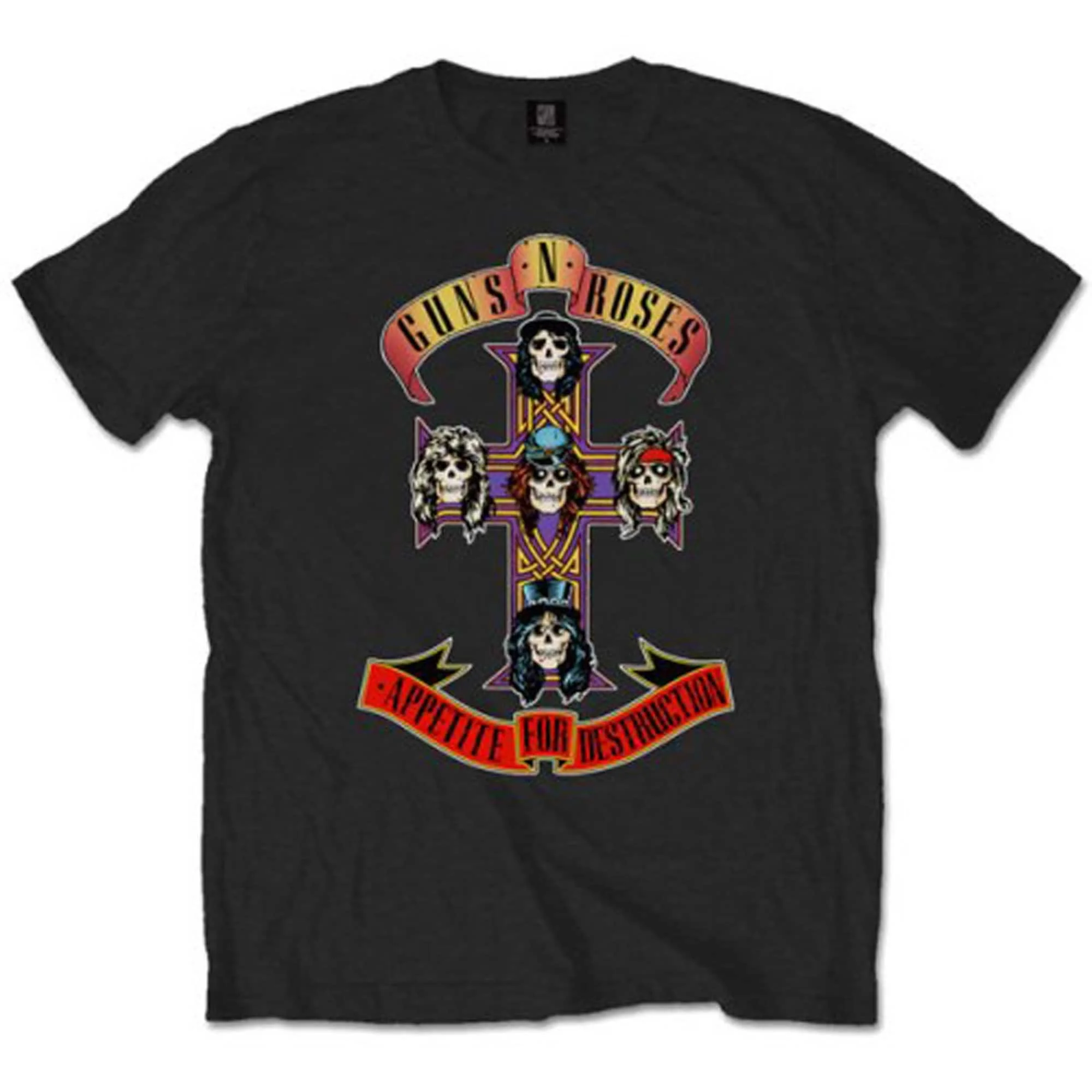 Guns N Roses Dell'Appetito Per La Distruzione Rock T-Shirt Ufficiale Da Uomo Unisex