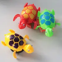 Baby Bath Toy Clockwork Dabbling Playing Water Turtle Cute Little Animal Wind Up Toys Children Classic Toys Kid Gifts Colorful 2