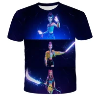 ￼   تي شيرت kpop Witch Hunter Group للبضائع رومي ميلا زوي بأكمام قصيرة تي شيرت صيفي غير رسمي للأولاد والبنات والأطفال 4