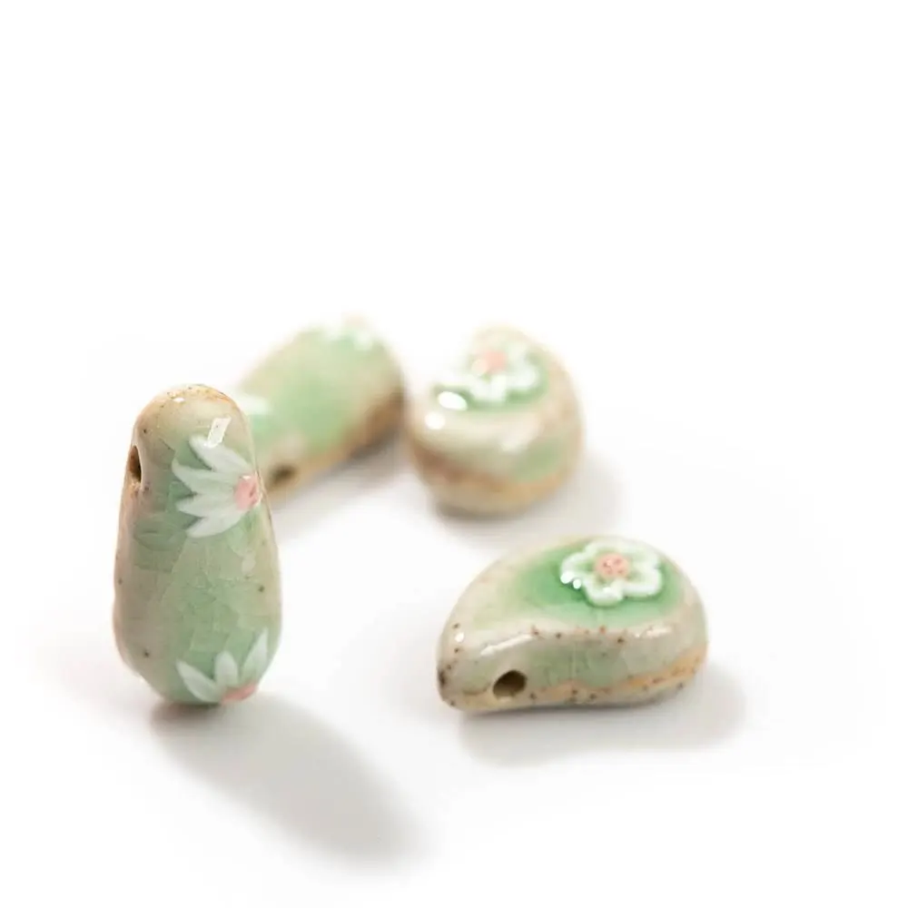 Petites Perles De Fleurs En Argile Polymère, Couleurs Holographiques, Idéale Pour Diy, Bracelet Hawaïen, Pour Fabrication De Bijoux Artisanaux, Kit De 15mm, 1 Pièce