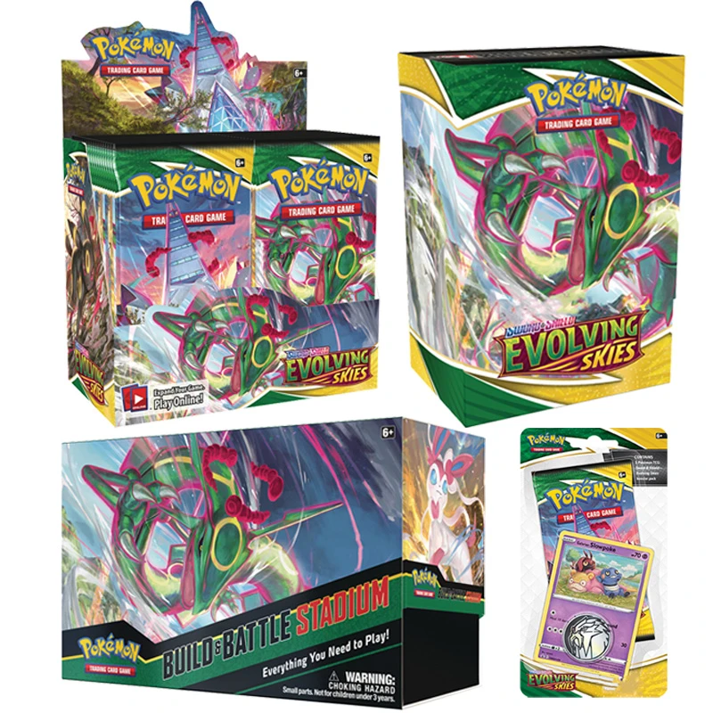 Original Pokemon Ss7 English Us Version Card Evolving Skies Master Box Booster Pack Ptcg Collection Card Children S Toys Gift Game Collection Cards Aliexpress