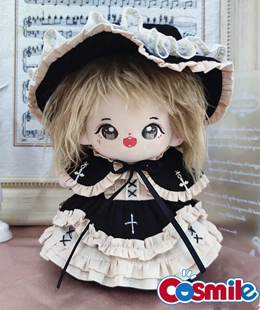 

Cosmile Kpop Hand-made Lolita Witch Magic Suit For 20cm Plush Doll Toy Clothes Outfit Accessory Cute Gift C WXM