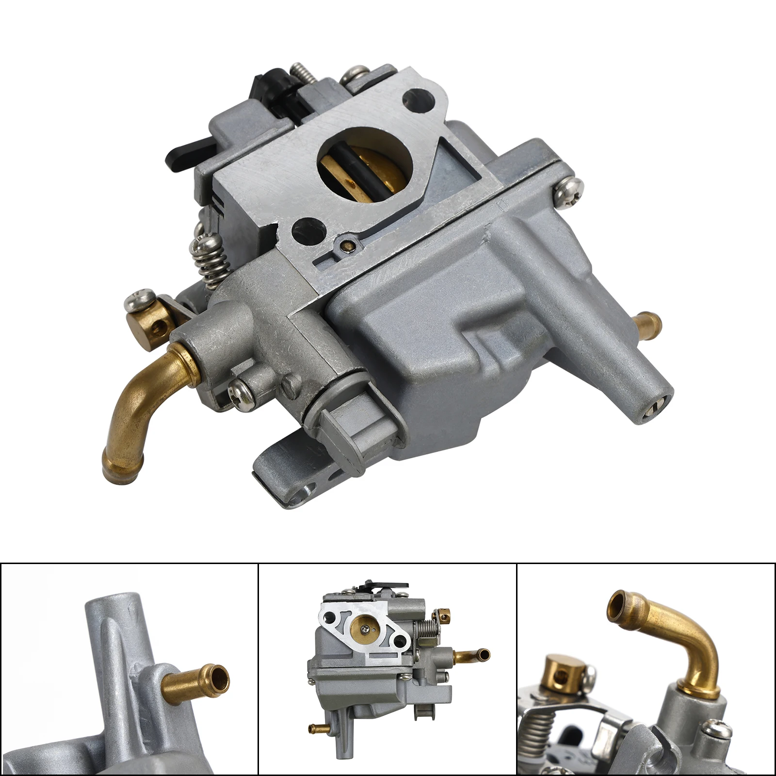 F2.5a 카뷰레터 실버 69m-14301-00 카뷰레터 4행정 카뷰레터 교체용 2.5마력 아웃보드 엔진용 해양용