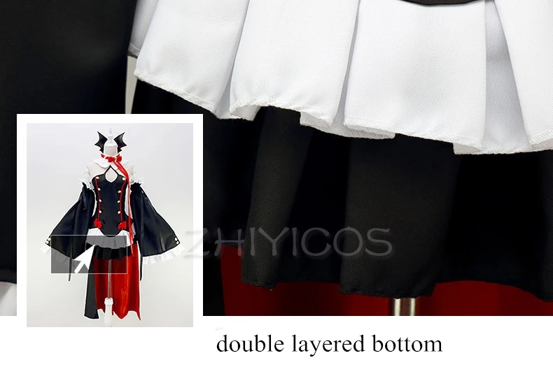 Seraph of the End Krul Tepes Vampir Kostüm Halloween Damen S-XL 24 Seraph of the End Krul Tepes Vampir Kostüm Halloween Damen S-XL 13