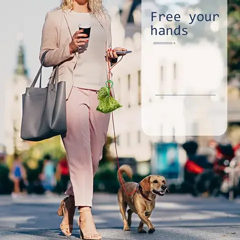 

Pet Supply Accessories Waste Bag Dispenser for Dog Waste Carrier Dog Cat Leash Dispenser Clean Tools Hands Free Poop Bag Holder