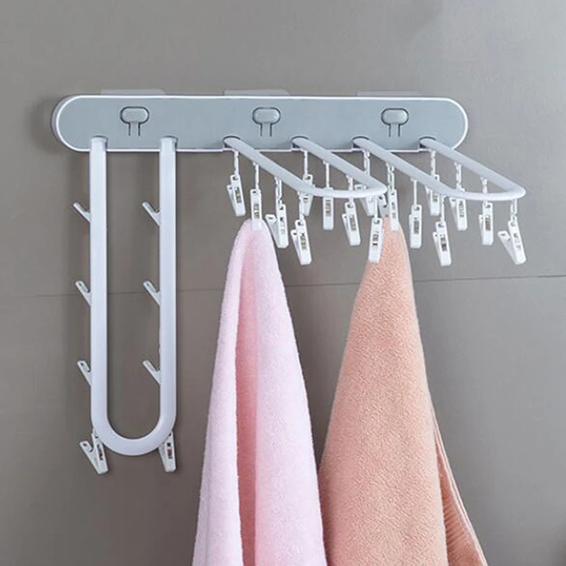 Multifunctional Drying Rack Socks Underwear Laundry Storage Multiclip