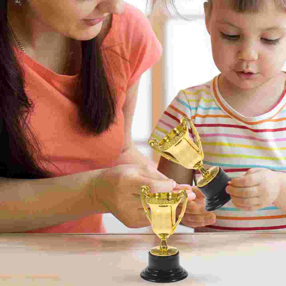 

6pcs Plastic Trophy Awards Small Trophies for Kids Award Trophies Party Game Awards
