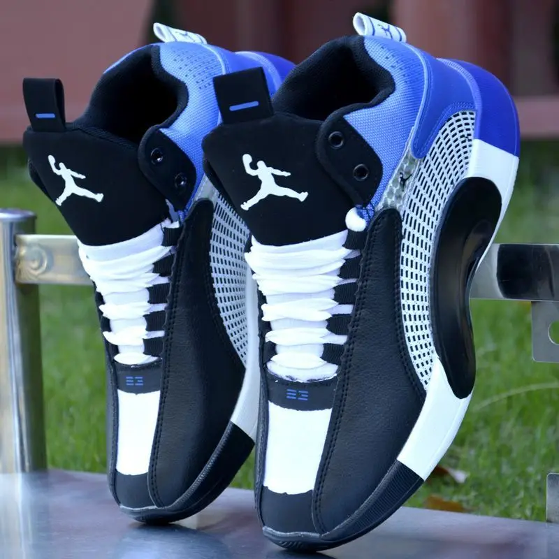 High Quality 2024 Spring Mens Basketball Shoes Fashion Unisex Non-slip Sneakers Breathable Male Wear-resistant Basketball Shoes