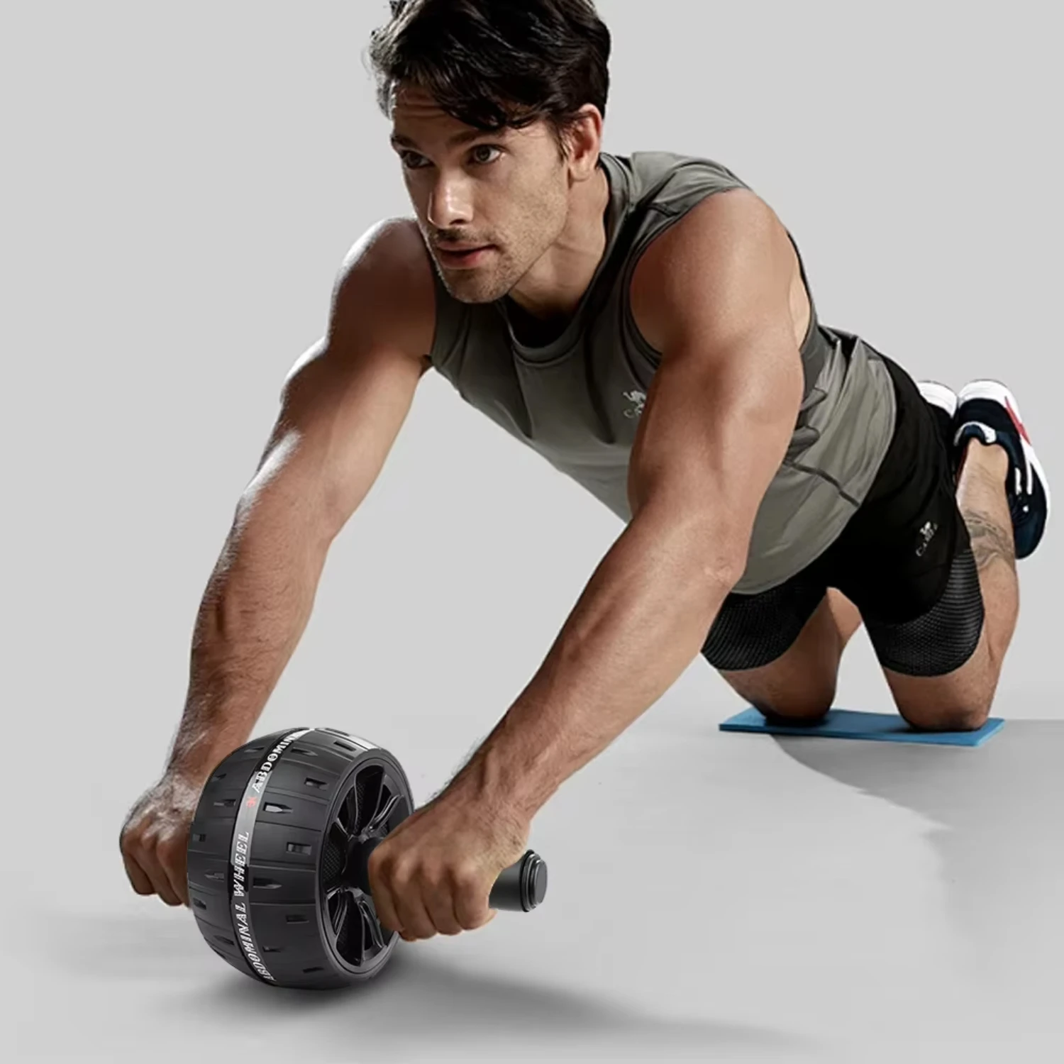 Gym Roller Wheel Exercise Equipment Noise Abdominal Wheel Roller Abdominal Training Sports Equipment Gym Muscle