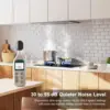 30 Inch / 36 Inch, 900  with Convertible Ductless , 4 Speed Gesture Sensing 4