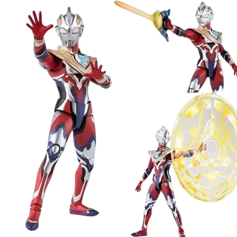 

Ultraman Zeta Maca Future Triga Brilliant Gold Race Luo Jiede's Rising Personality Creative Joint Movable Cartoon Toy Gift