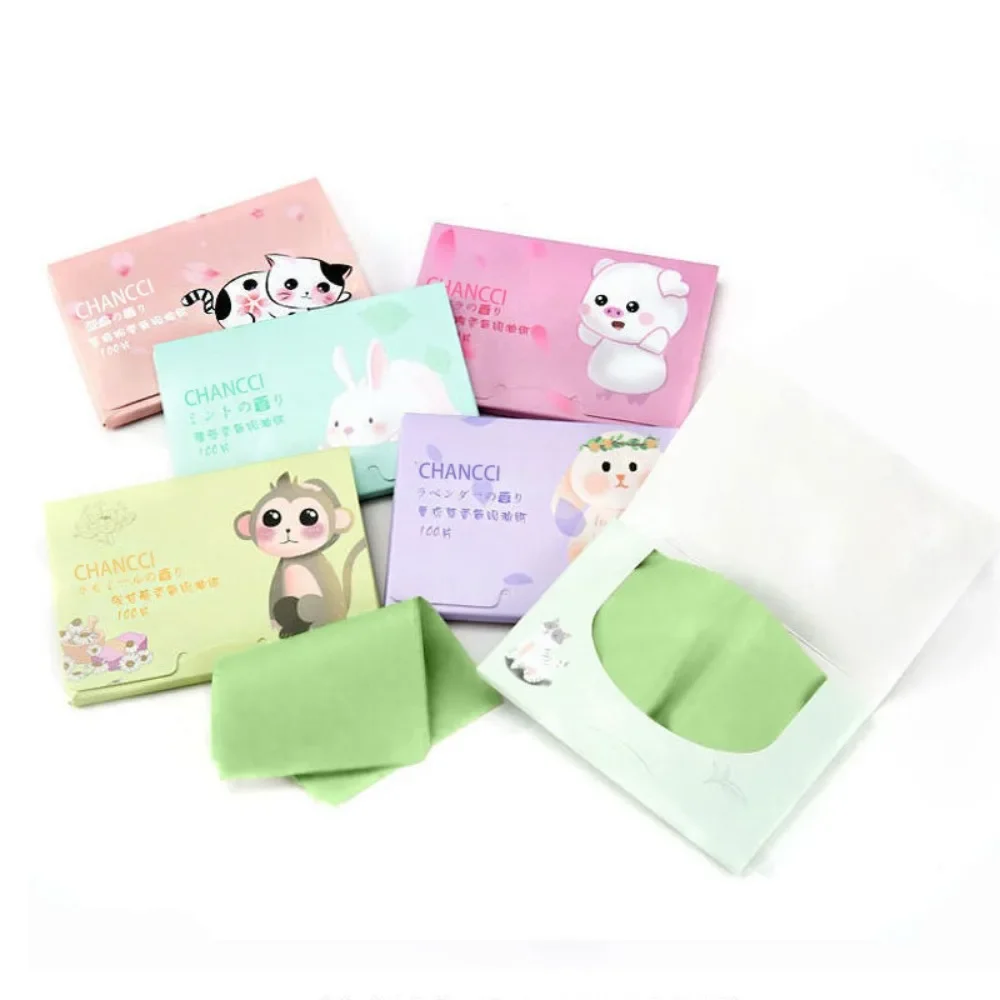 Oil Absorbing Paper Tissue Face Paper Absorbent Make Up Cleansing Oil Blotting Sheet Face Cleanser Cotton Pads Oil Control 6