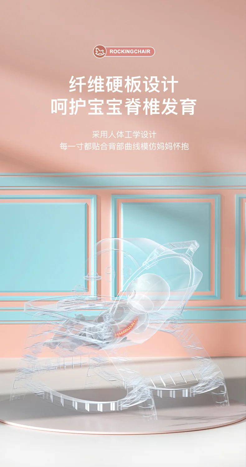 New Version Baby Multi-Function Baby Bouncer &Amp; Rocker Comfort Chair Pushable Trolley Baby Bassinet 26 Undefined