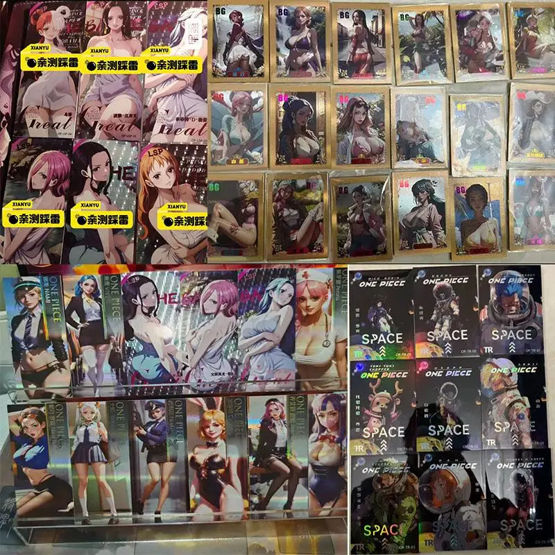 

Anime One Piece Boa Hancock Nami Nico Robin Nefertari D Vivi Monkey D Luffy Game Collectible Card Toy Birthday Christmas Gifts