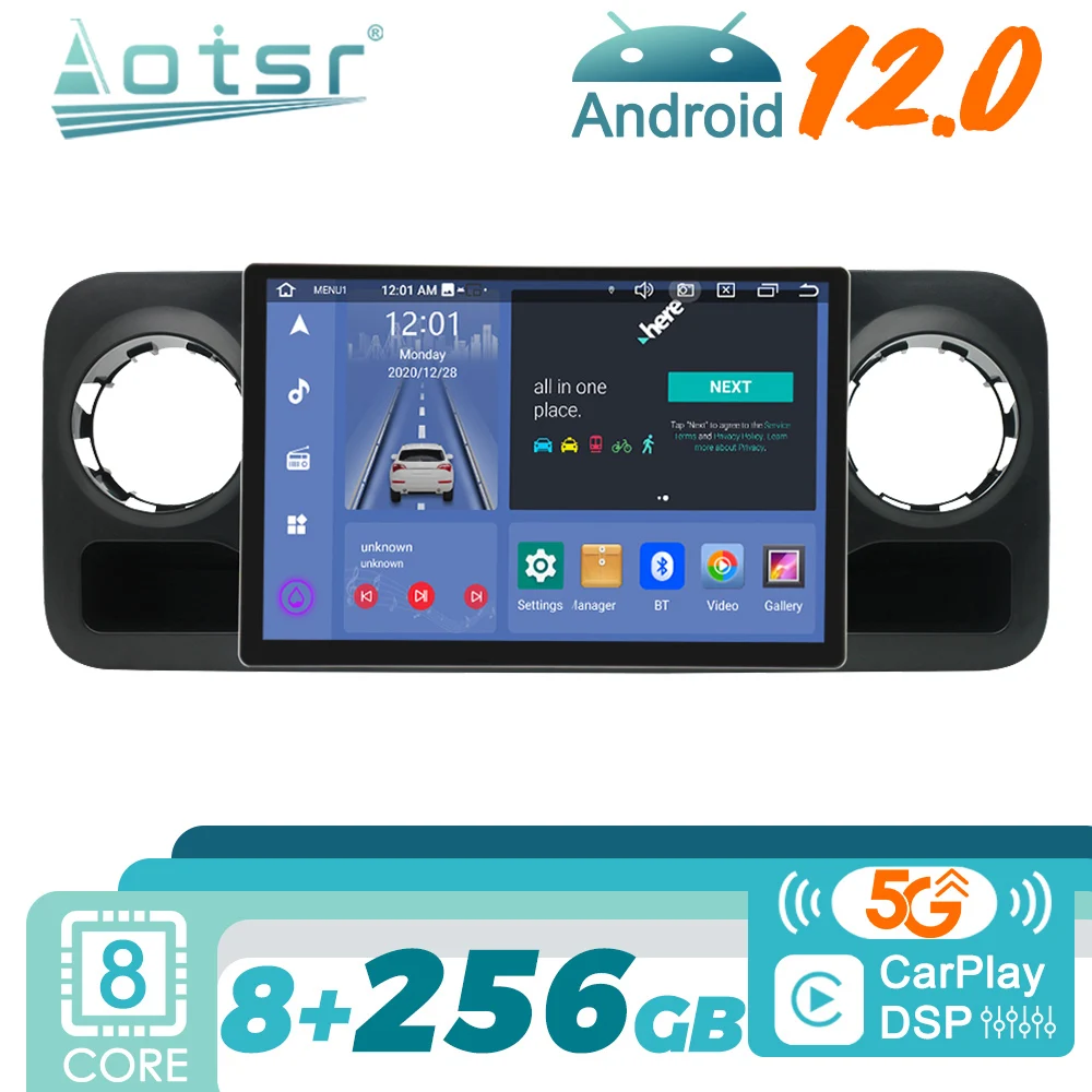 

For Mercedes Benz Spinway Sprinter 2018 - 2022 Android Car Radio 2Din Autoradio Stereo Multimedia Video Player Head Unit Screen