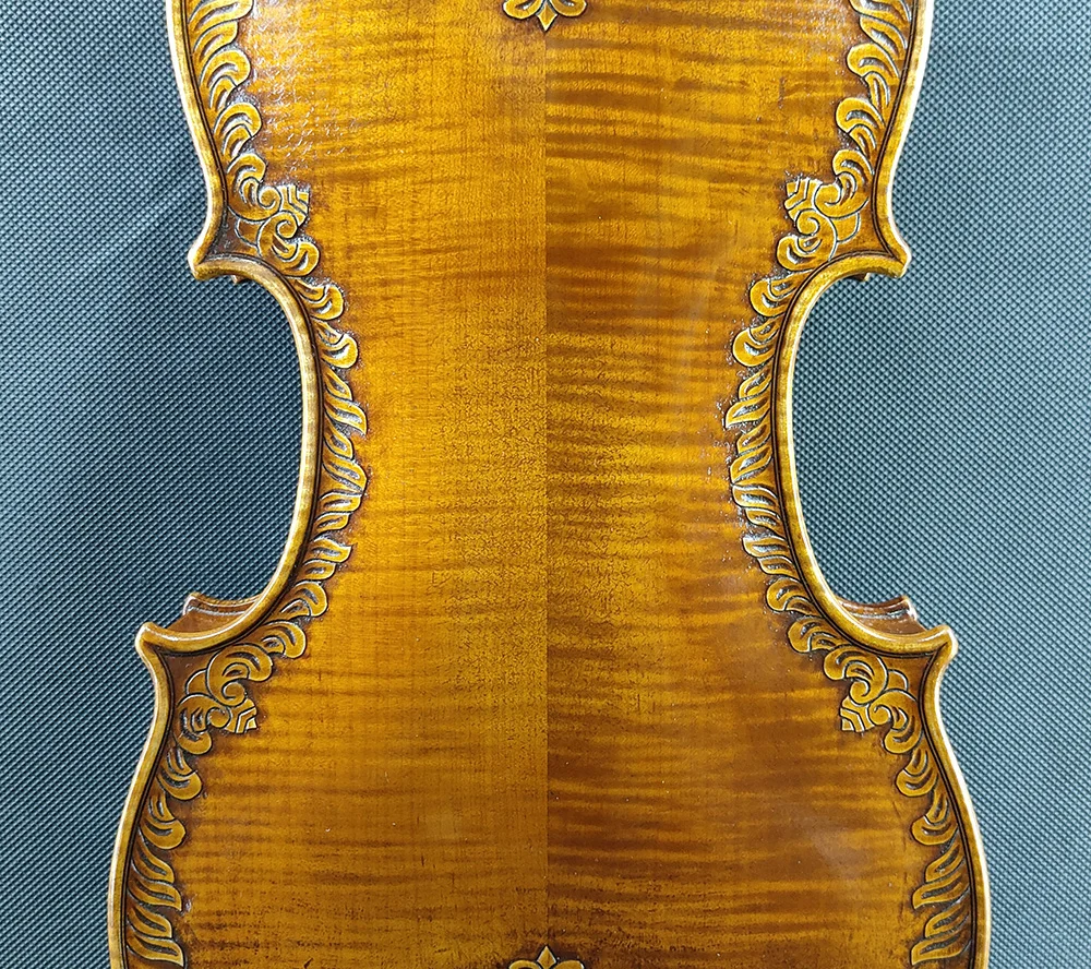 Acoustic violin 4/4 size professional handmade oil antiqued varnish