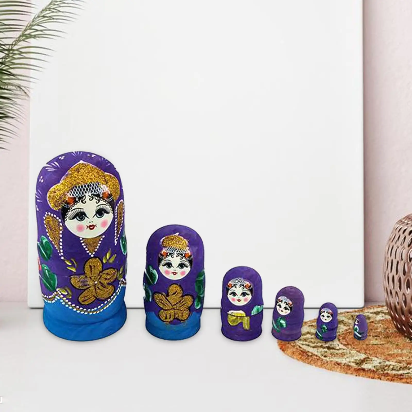

7 шт., деревянные русские игрушки-матрешки