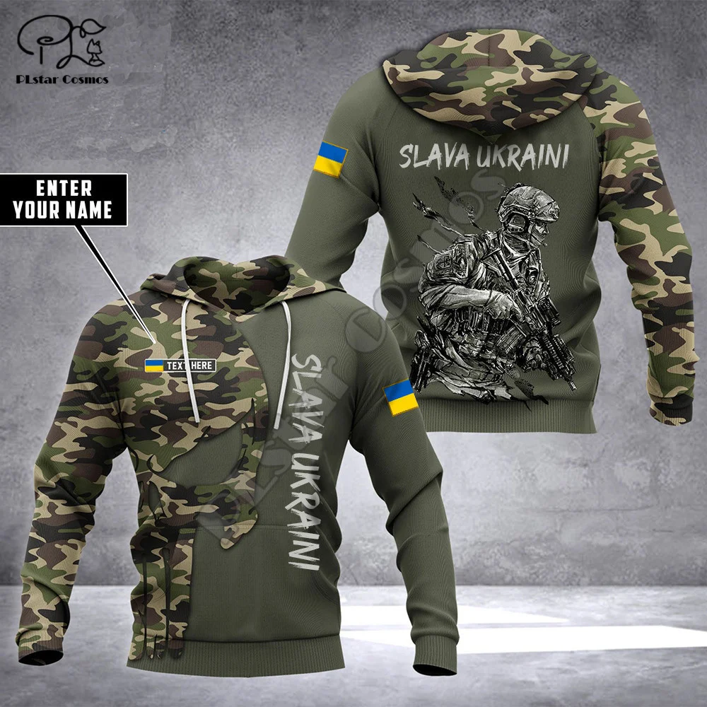 

Country Flag Ukraine Army Camo Soldier Ukrainian Pullover Tracksuit 3DPrint Men/Women Harajuku Casual Funny Jacket Hoodies 6X