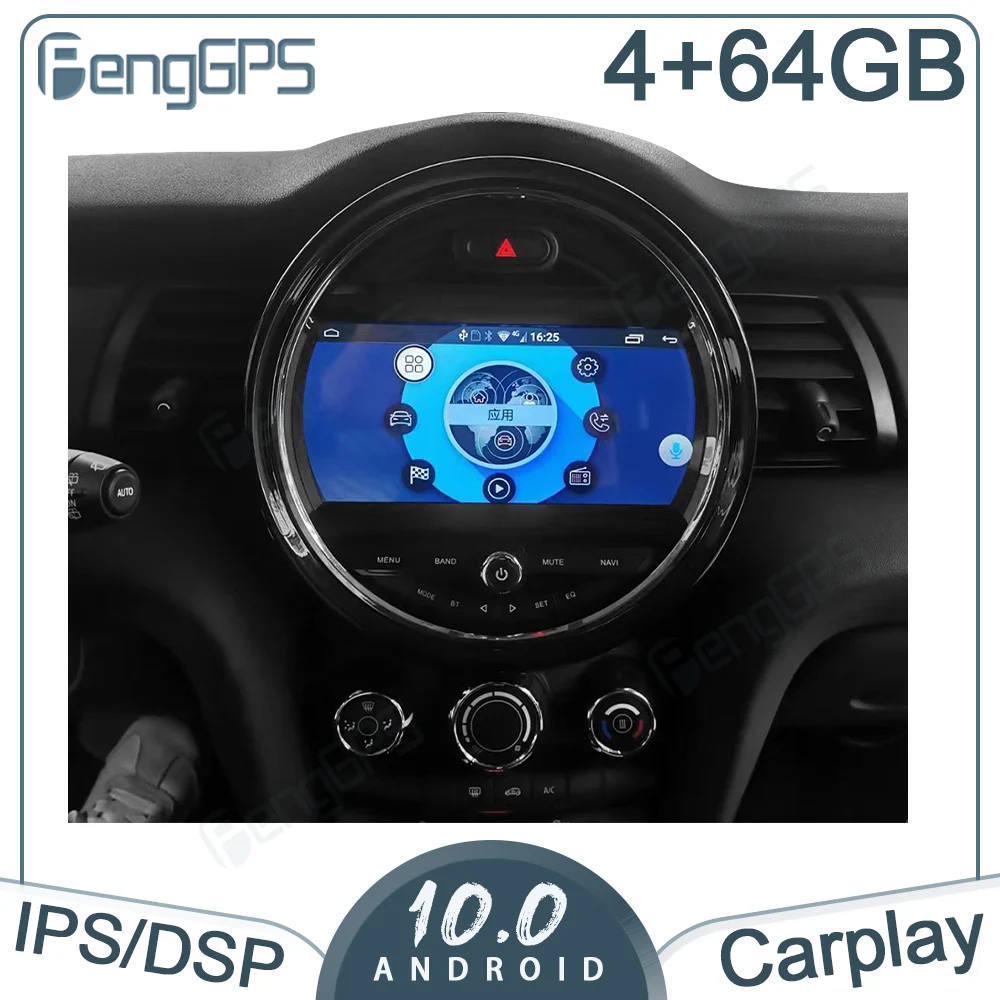 

Android 10.0 4G+64GB GPS Navigation Receiver For BMW Mini Radio System Headunit 360 Panorama LTE Car Autoradio Multimedia Player