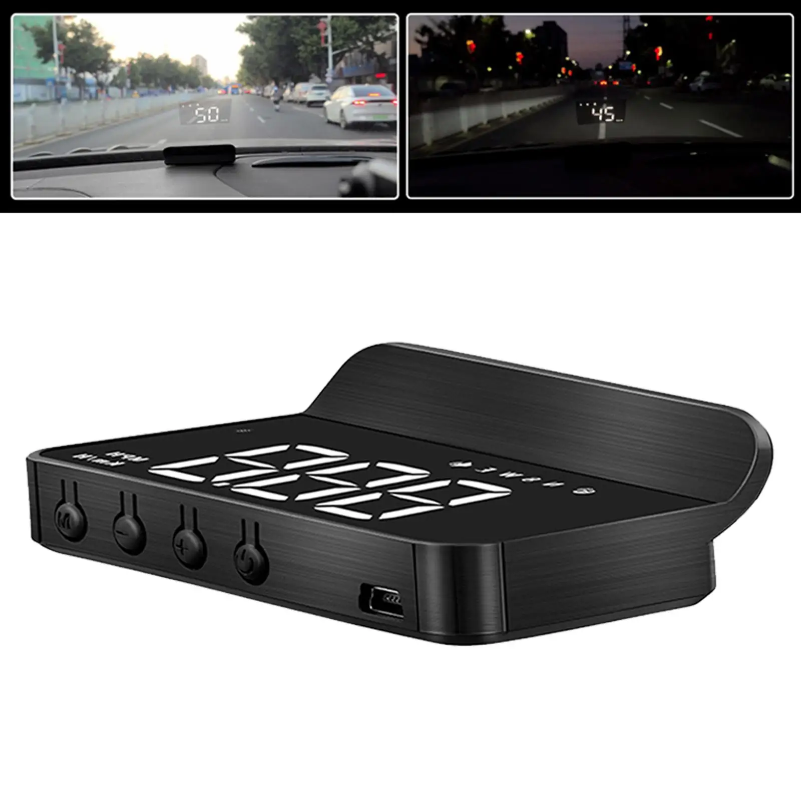 Hud Head Up Projector Display M1 Universal Speeding Alarm Auto