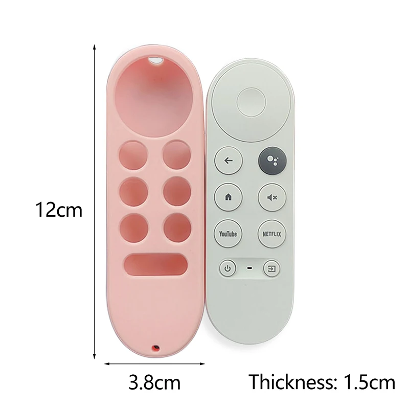 Silicone remote case Silicone remote cover Silicone remote sleeve Remote controller cover Silicone case protector Soft Silicone Case For Google Chromecast 4k Snow Remote Protective Cover Shell Non-slip For Chromecast Smart TV Remote