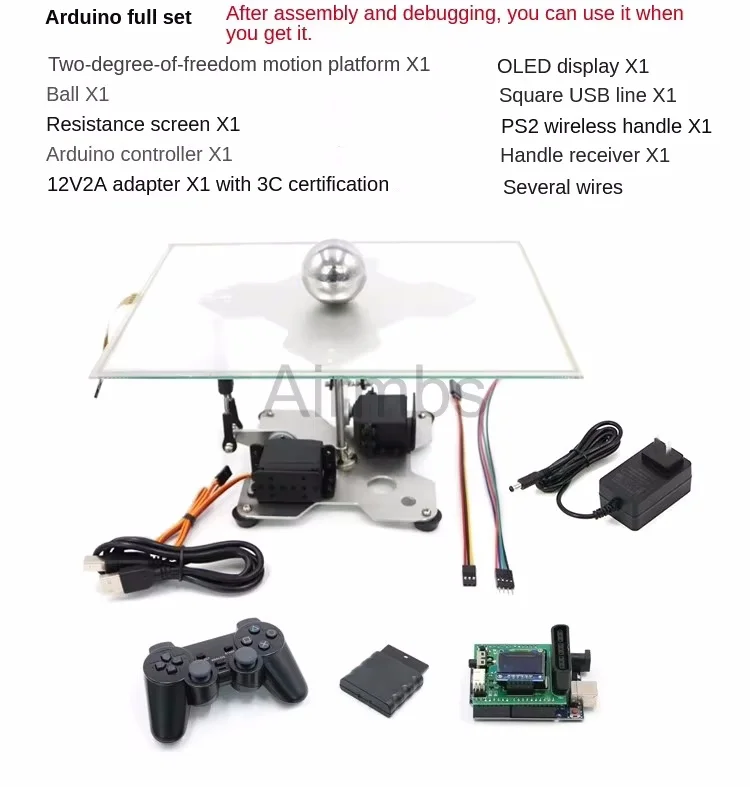 Arduino STM32 Open Source Cricket Control Rolling Ball System BallPlate ...