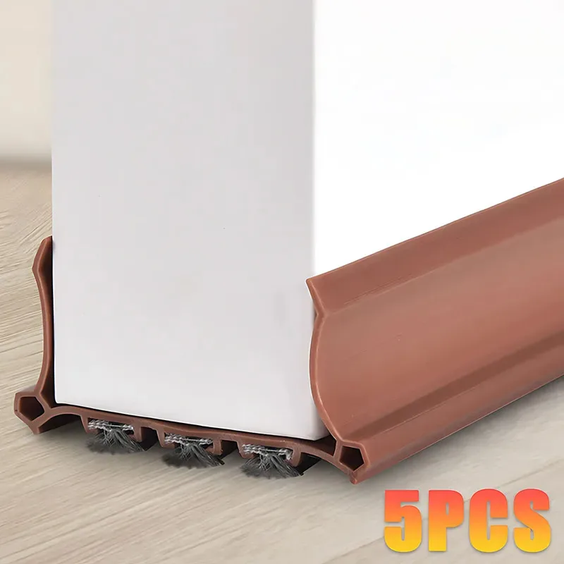 Door Bottom Sealing Strip Insulation Anti-mosquito Without Glue Wool Strip Bedroom Sound Insulation