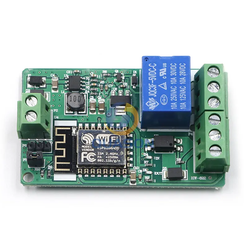 ESP8266 Relay Module 10A 220V Network Relay WIFI Module Input DC 7V~30V ...