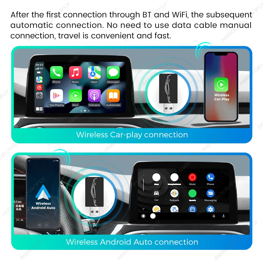 NaviFly - ī÷, ȵ̵ ڵ Ƽ̵ ÷̾ , Ʈ ڽ, USB CŸ ÷  ÷, 5G  BT5.0 SWC