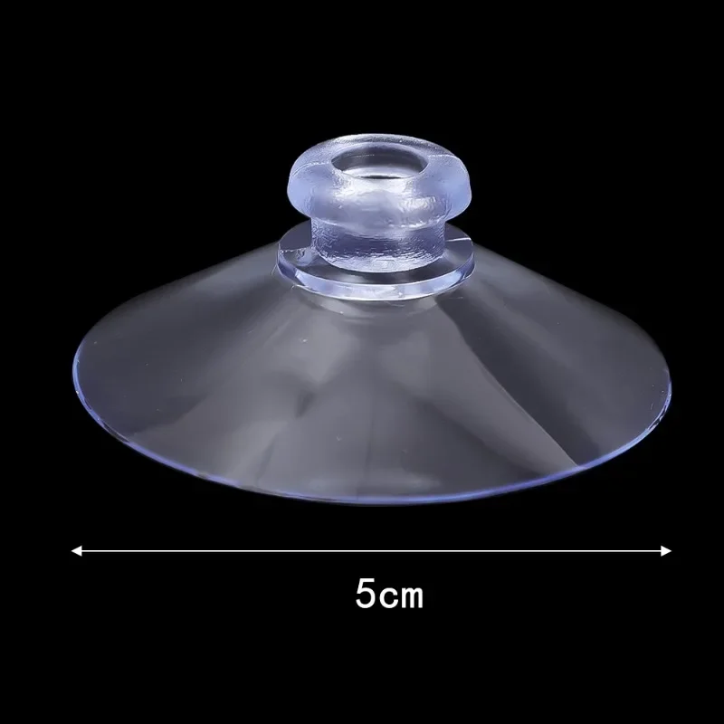 50/2pcs Transparent Mushroom Head Sucker Hooks Suckers Home Organizers Hanging Suction Cups Hook Car Window Decor Suction Pads