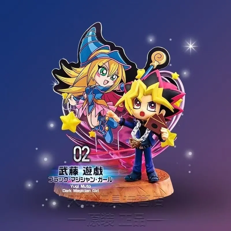 100%오리지나 리멘트 블라인드 박스 유희왕 듀얼 몬스터 피규어 컬렉션 6 팩 풀 세트 애니메이션 소장품 미니 피규어 장난감 선물