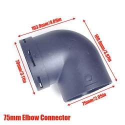 Air Diesel Heater 75mm Diameter Duct Pipe Tube Hose Outlet Exhaust Joiner Connector (LJK-75mm)