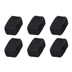Gear Insert Block Bridge Saddle 8.15mm* 4mm* 5mm Accessories Parts 6* 6Pcs Black Electric Guitar For Floyd Rose