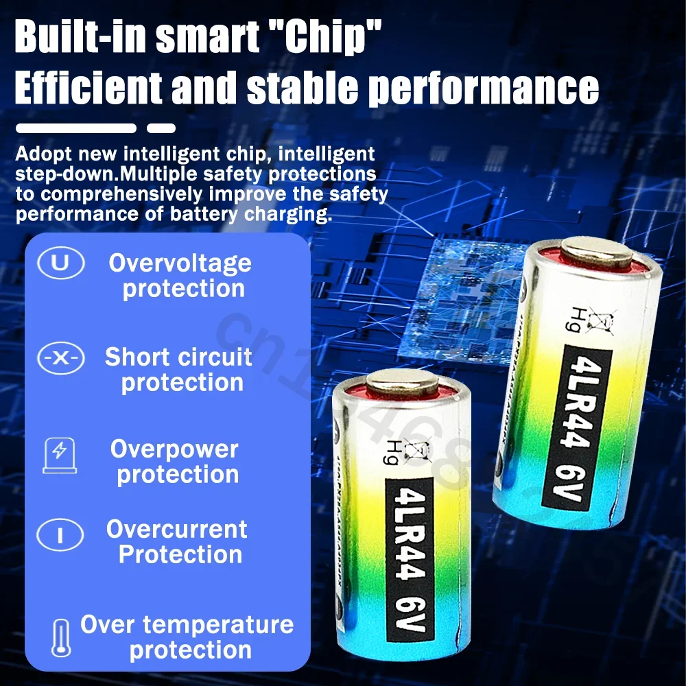 Alkaline Battery 5pcs 4LR44 476A 6V Alkaline Battery PX28A L1325 4AG13 A544V 4034PX 544 4A76 For Bark Stopper Camera Watch Toy Dry Primary Cell disposable battery watch battery