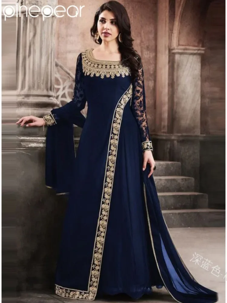 PinePear 2025 جديد إمرأة فاخر جلابيه عباية دبي ترك...