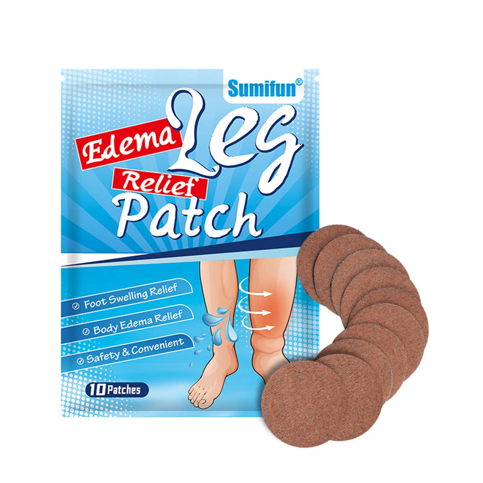 Body Anti-Swelling Patch Vasculitis Phlebitis Spiderleg Medical Patch for Women Men Leg Feet Treatment 10pcs for varicose veins patch,wormwood pain relief patch