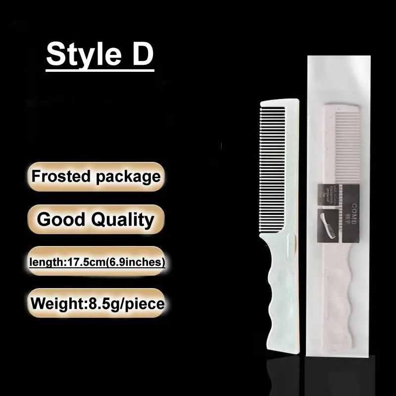 Free Shipping Hotel Star High End Restaurant Supplies Travel Hairdressing Beauty Salon Independent Packing Disposable Comb 6