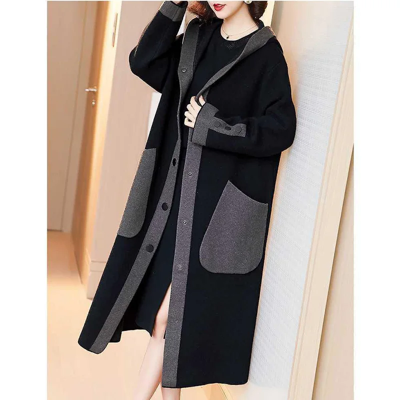 Getadme-Fashion Lapel Button Spliced Pockets All-match Shirt Women Clothing Autumn New Loose Casual Tops Office Lady Blouse