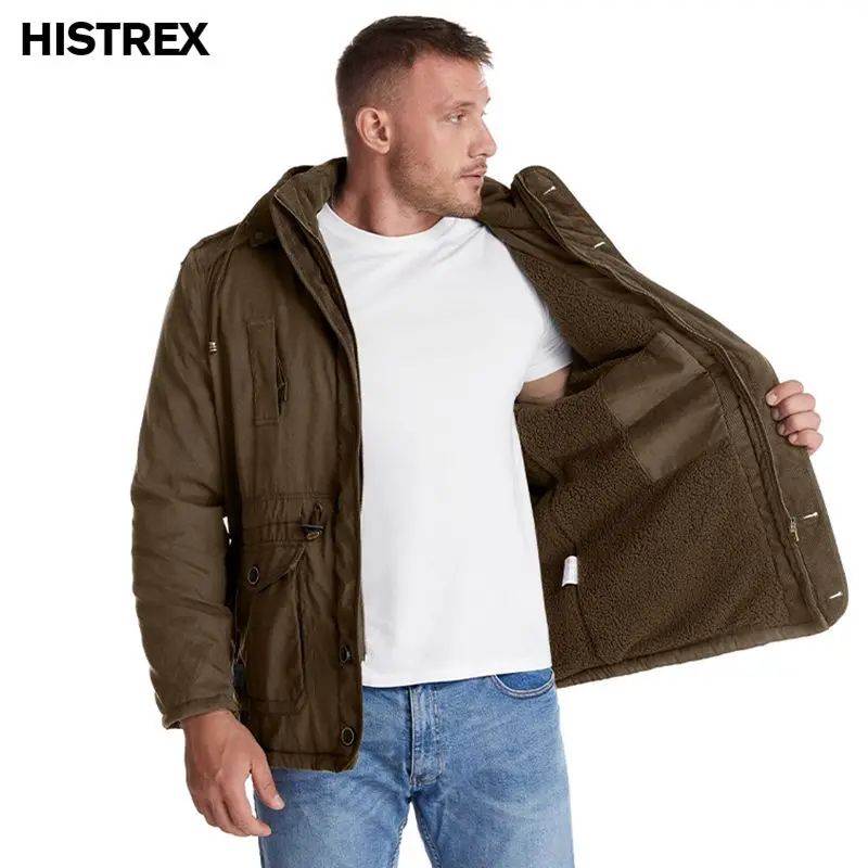 Рисунок 3 - Мужчины толстые теплые парки зимняя куртка