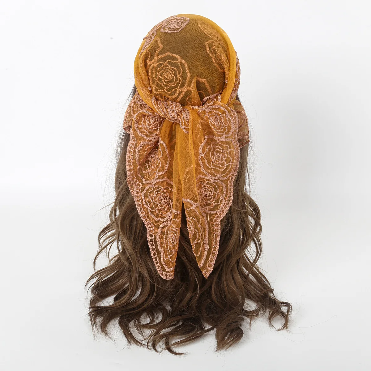 

Spring/summer 2024 new ladies scarf wrapped lace scarf ladies fashion wedding scarf women.
