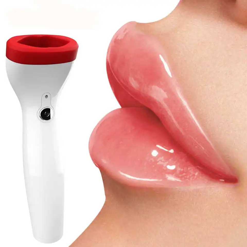 Silicone Lip Plumper Device Care Tool Sexy Bigger Lips Enlarger Labios Aumento Pump Natural Waterproof Anti Power Battery Skin electric foot file care tool feet hard dead skin removal battery power foot usb exfoliator heel callus remover pedicure device