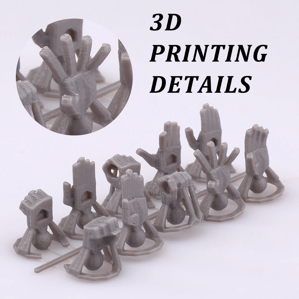 3D impresso Lucky 13 Robot Toys para crianças, figuras multi