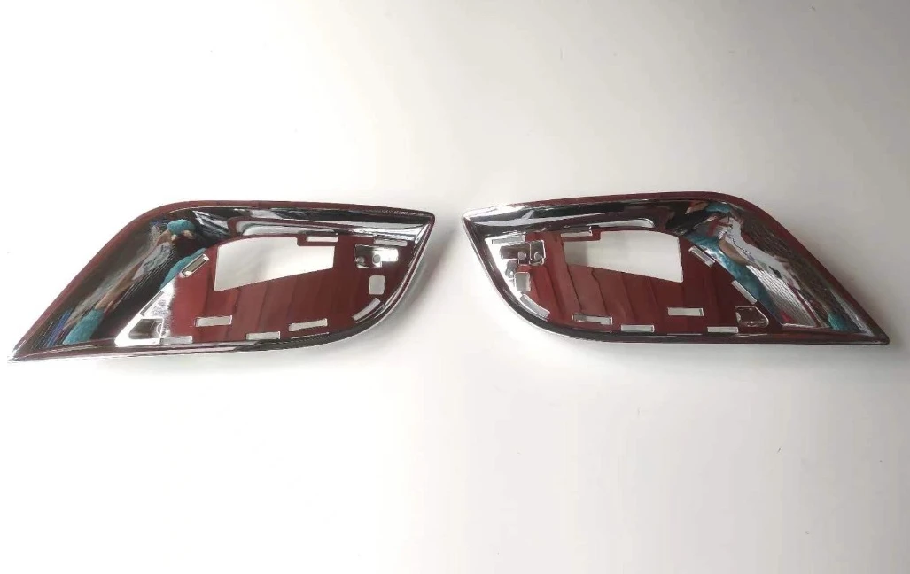 1Pc Fendinebbia Telaio Striscia Luminosa Galvanica Per Jeep Grand Cherokee Muslimate Dal 2017 Al 2021