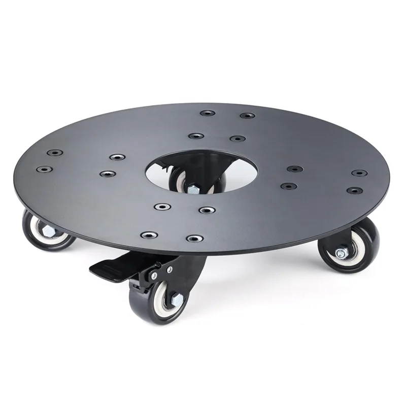 ABHI-Plant Stand With Wheels, Aluminum Alloy Plant With Wheels Heavy Duty, Rolling Plant Stand Holds 12 Inch & 500Lbs