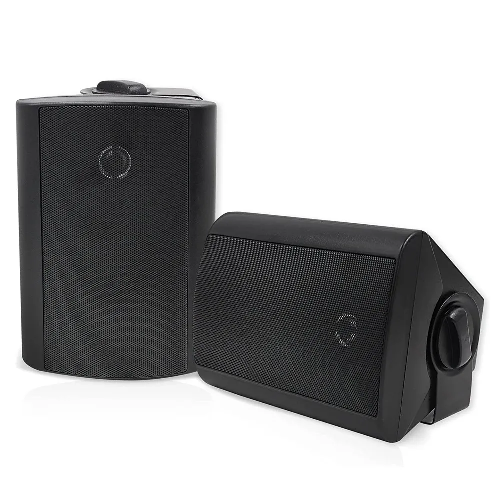 Herdio 4 Inches Passive Outdoor Speakers With 200Watt Powerful Bass Expansive Stereo Sound Coverage All-Weather Durability Pair